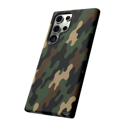 Camouflage Phone Case, Tough Cases, Military Style, Unique Phone Accessories, Gift for Him, Durable Phone Cover - TRV