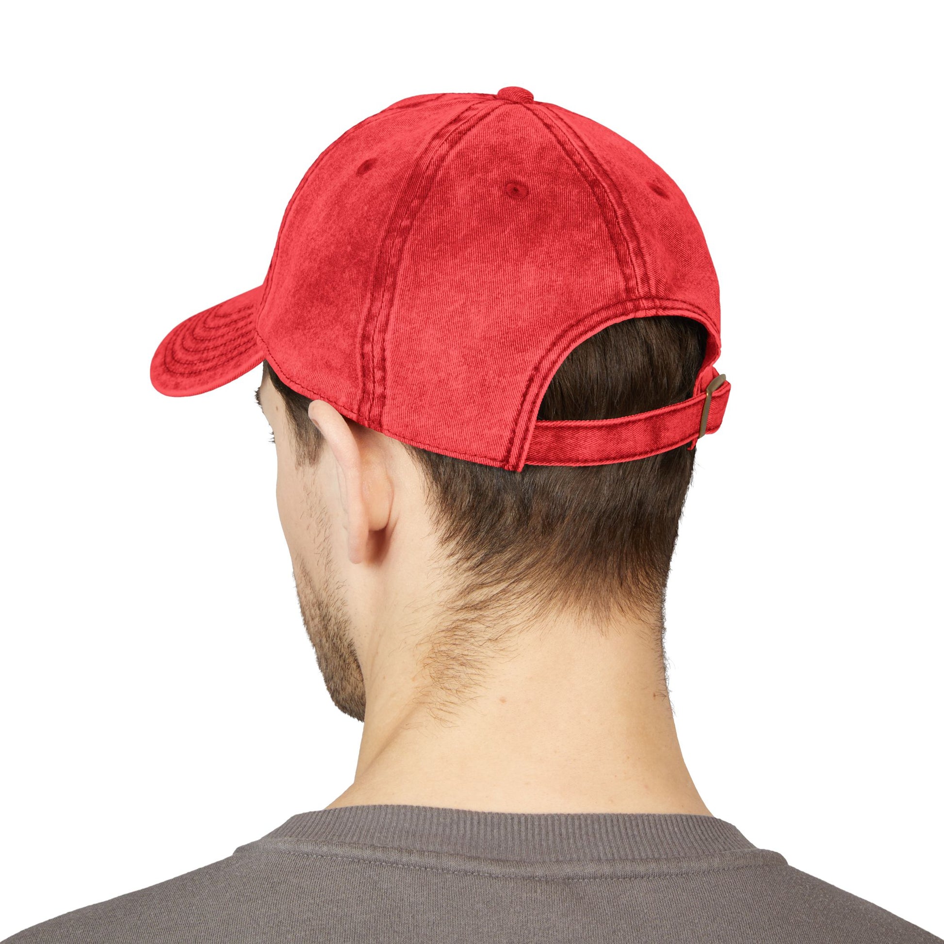 Embroidered Vintage Cap with USA Flag Design - TRV