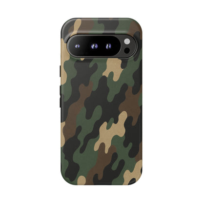 Camouflage Phone Case, Tough Cases, Military Style, Unique Phone Accessories, Gift for Him, Durable Phone Cover - TRV