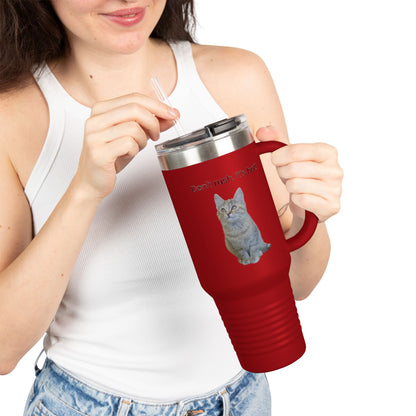 Funny Cat Insulated Travel Mug - 40oz - Perfect for Hot Drinks - TRV
