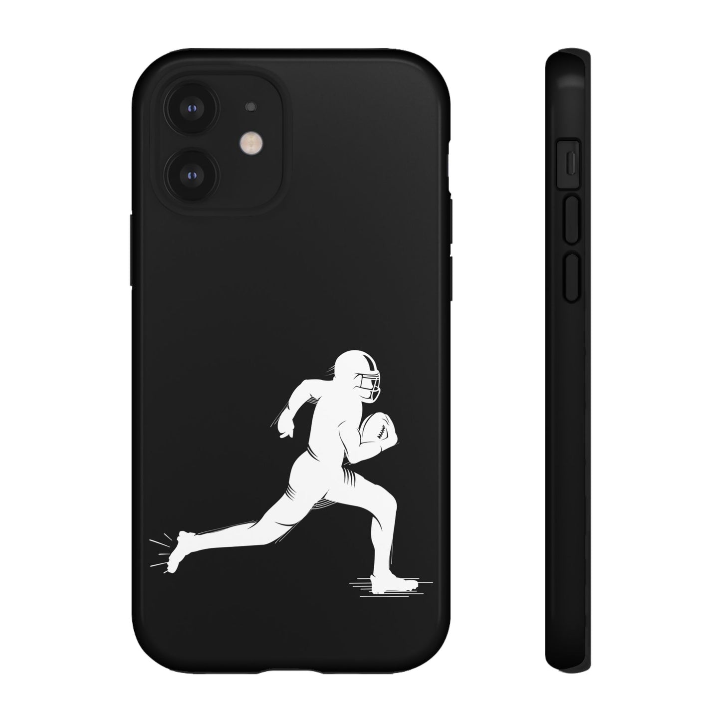 Football Player Phone Case, Tough Cases, Sports Phone Cover, Gift for Athletes, iPhone & Samsung Accessories, Running Player Design - TRV