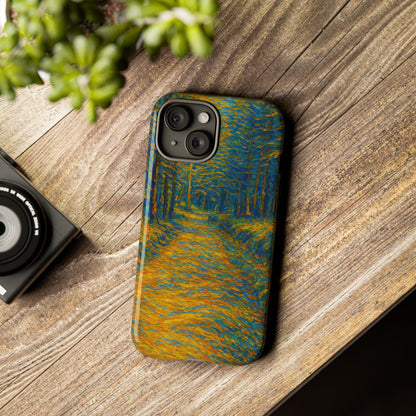 Artistic Phone Case for Nature Lovers, Tough Cases, Vibrant Design, Gift for Friends, Phone Accessories, Unique Artwork - TRV