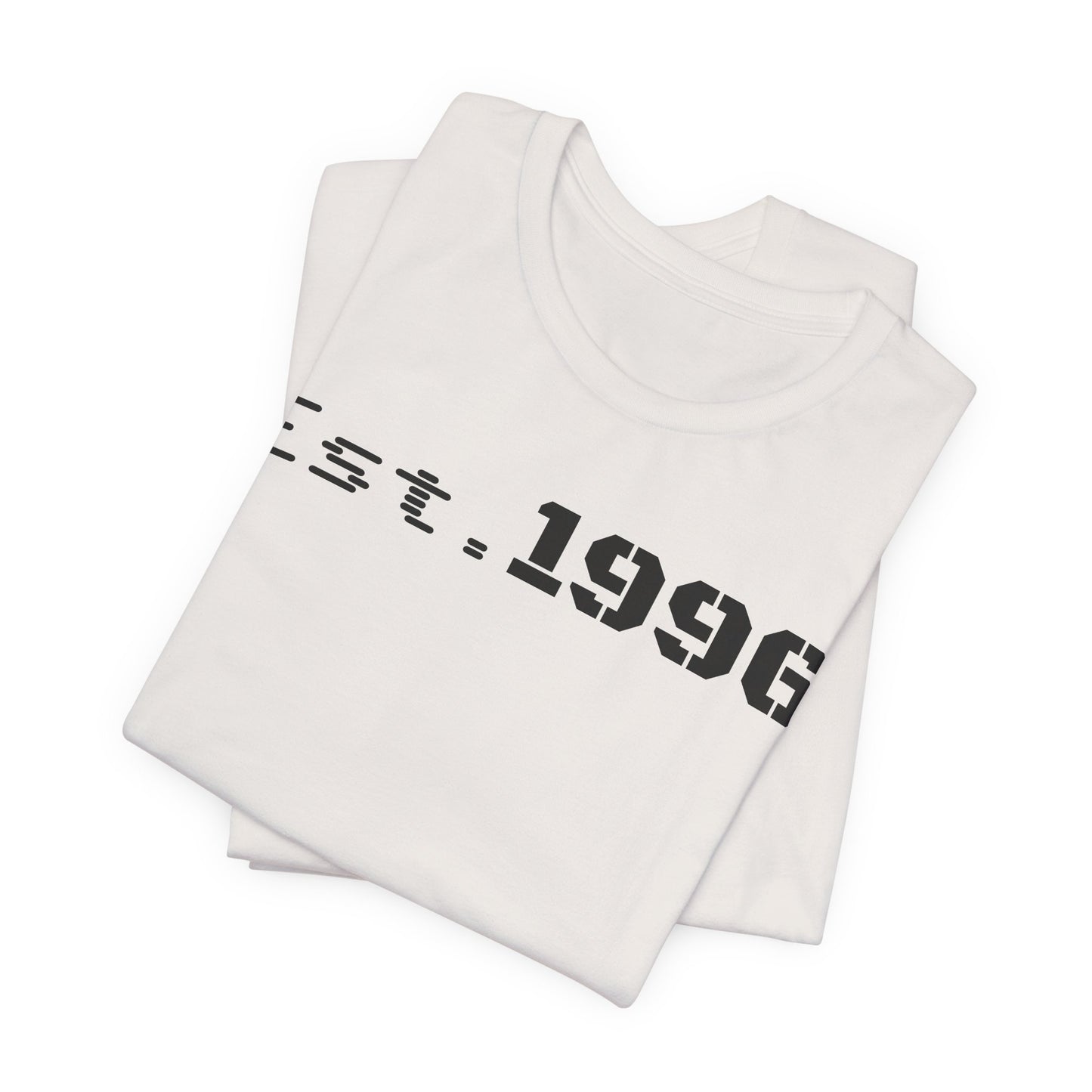 Unisex Jersey Tee - 'Est. 1996' Graphic Shirt, Birthday Gift, Casual Wear, Vintage Style, Retro Fashion, Gift for Him/Her - TRV