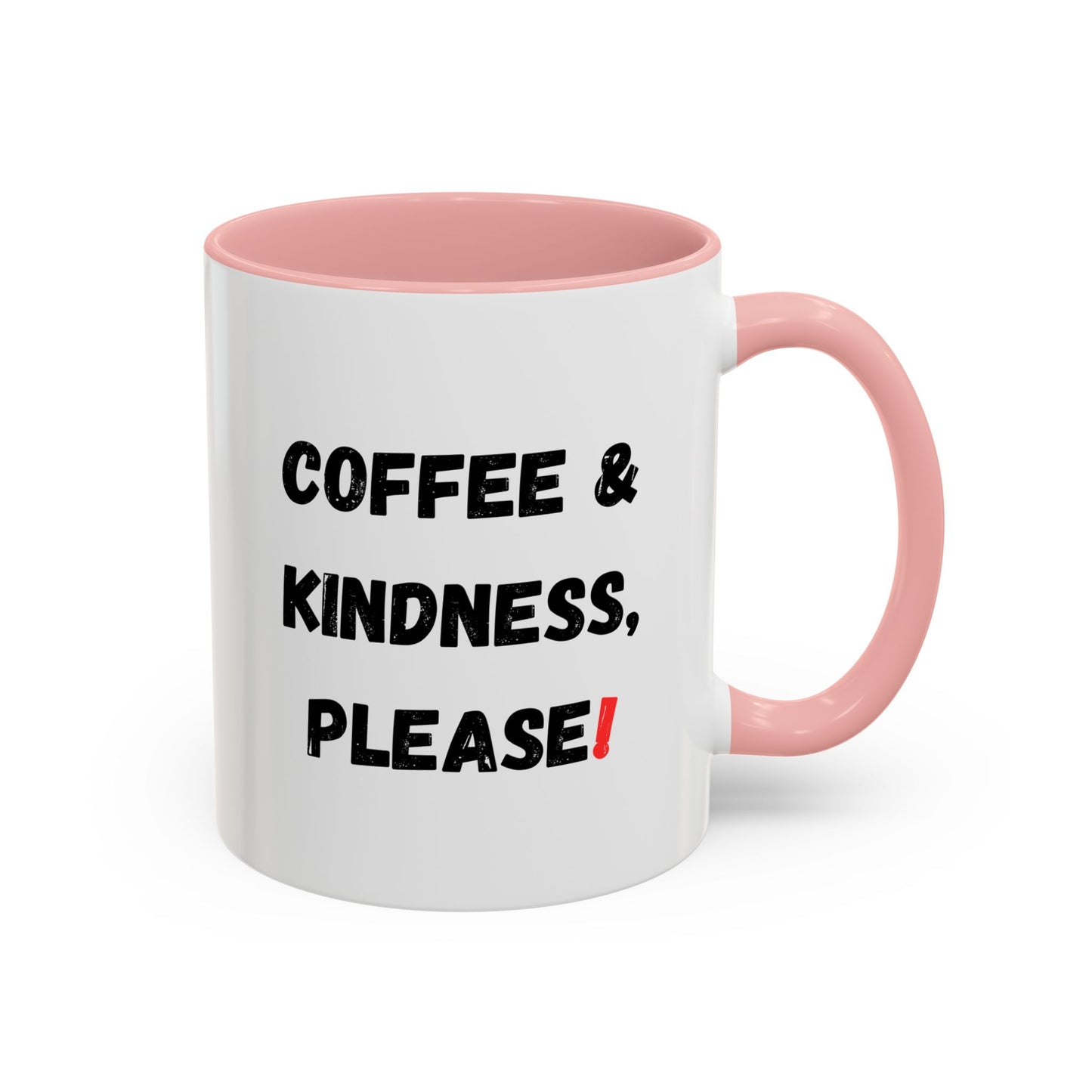 Coffee & Kindness Mug - Inspirational Coffee Cup, Gift for Friends, Office Decor, Encouragement, Morning Motivation