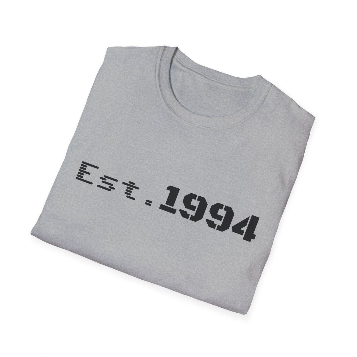 Vintage 1994 Est. graphic T-shirt by Printify, featuring a classic born in 1994 design on a casual cotton tee.