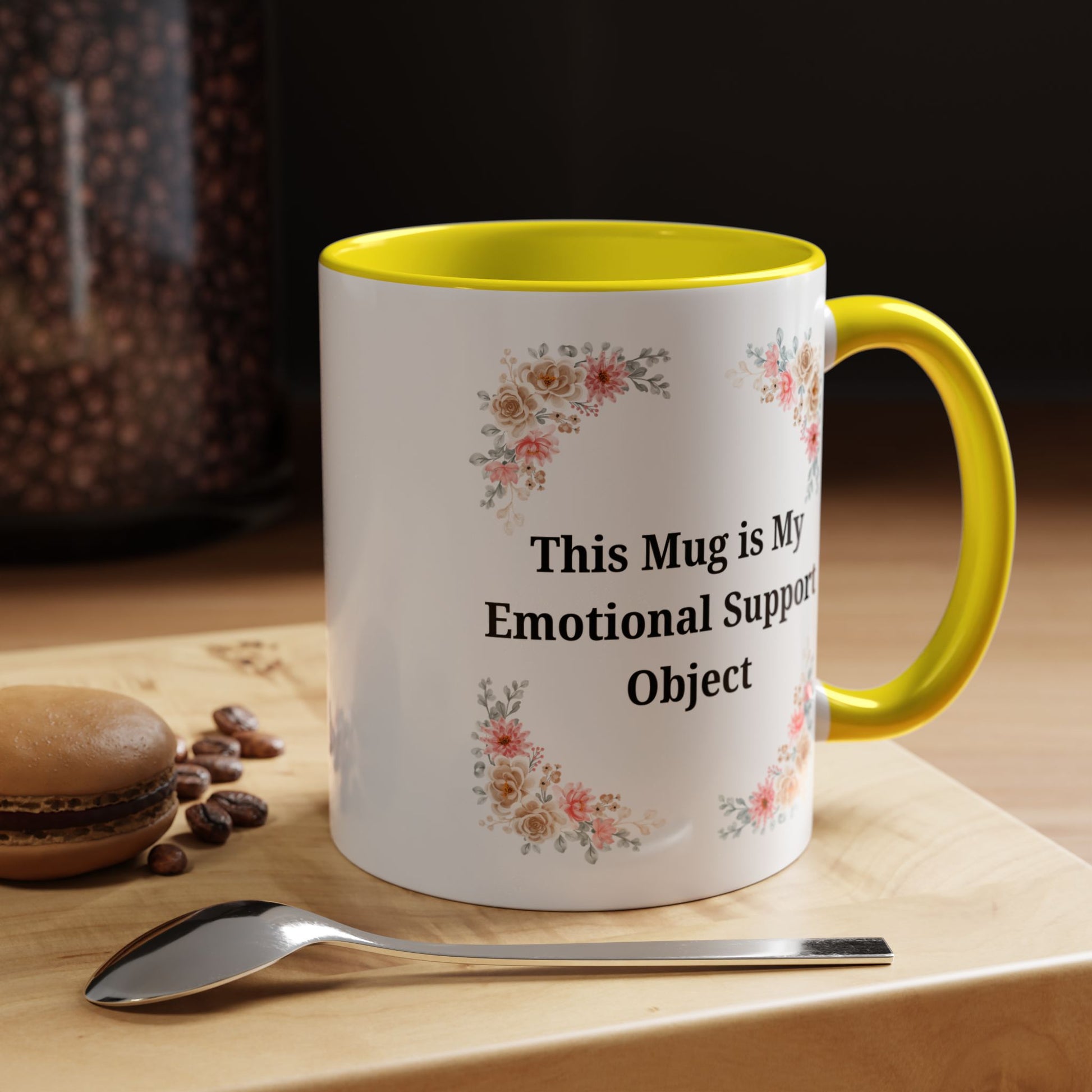 Floral Emotional Support Coffee Mug - Perfect Gift for Self-Care - TRV