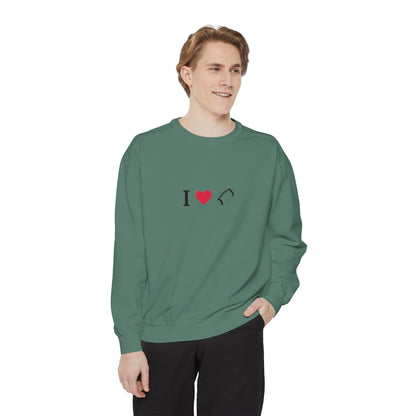 Unisex Sweatshirt, I love Football, Cozy, Perfect for Everyday Wear, Gift Idea for Friends, Couples, and Special Occasions - TRV