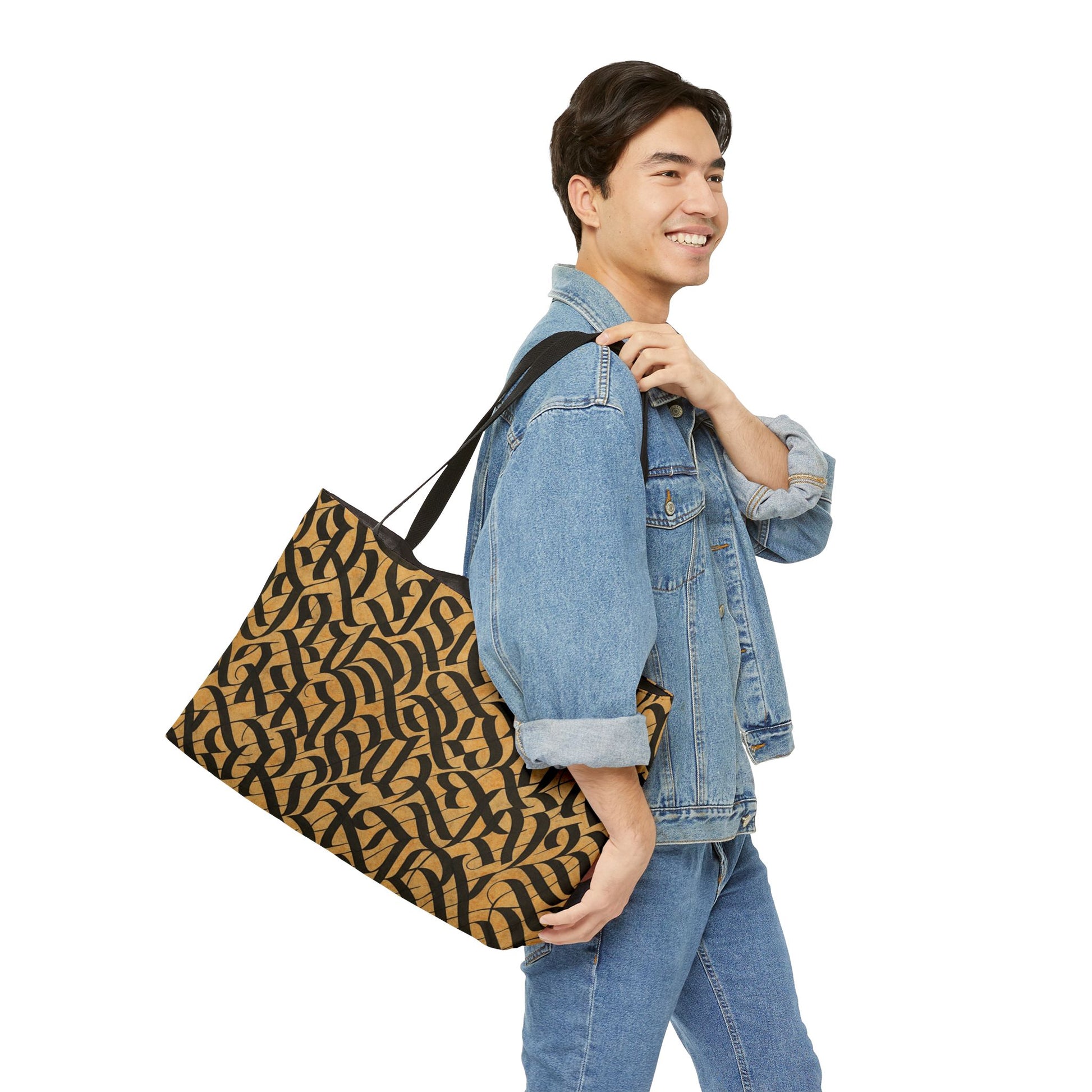 Printify Weekender Tote Bag, stylish carryall for travel and beach, featuring durable fabric and spacious interior.