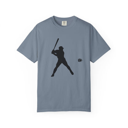 Unisex Baseball Silhouette Tee, Casual Wear, Sports Fan Apparel, Gift for Athletes, Summer Outing Outfit, Soft Cotton Shirt