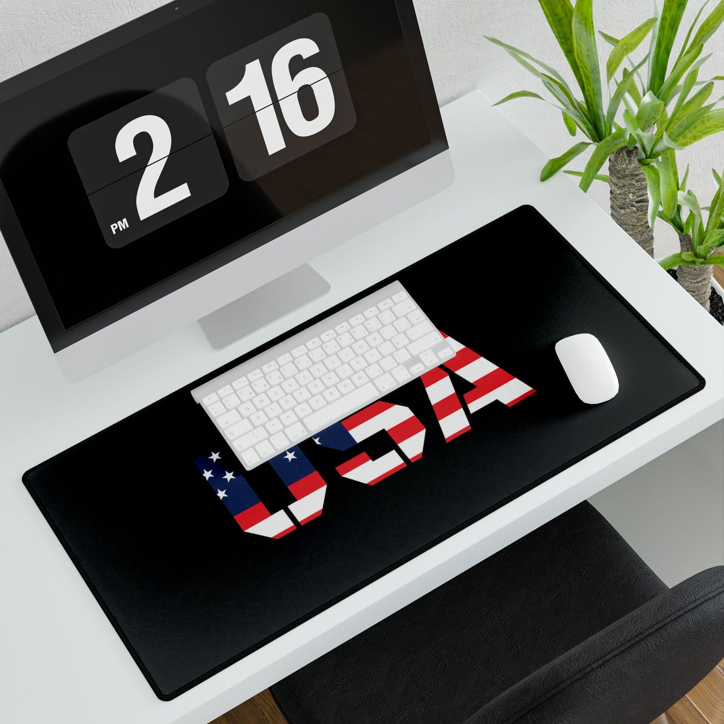 Patriotic Desk Mat | Desk Accessories for Home Office, USA Pride, Gamer Gear, Workstation Decor, Unique Gifts