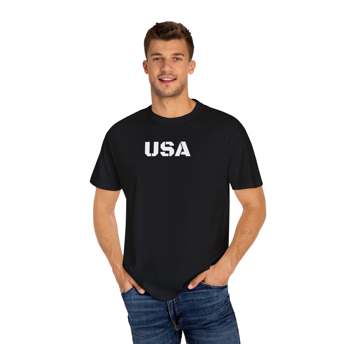 USA Vintage Unisex T-Shirt, Soft Cotton Tee, Casual Wear, Gifts for Her & Him, Summer Essentials, Independence Day Apparel - TRV