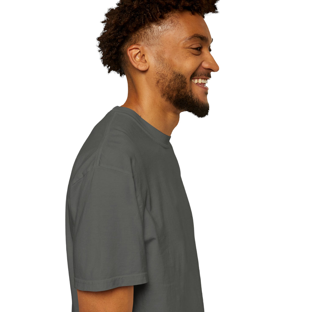 Minimal black graphic T-shirt featuring a finger heart design from Printify, casual unisex cotton tee for everyday wear.