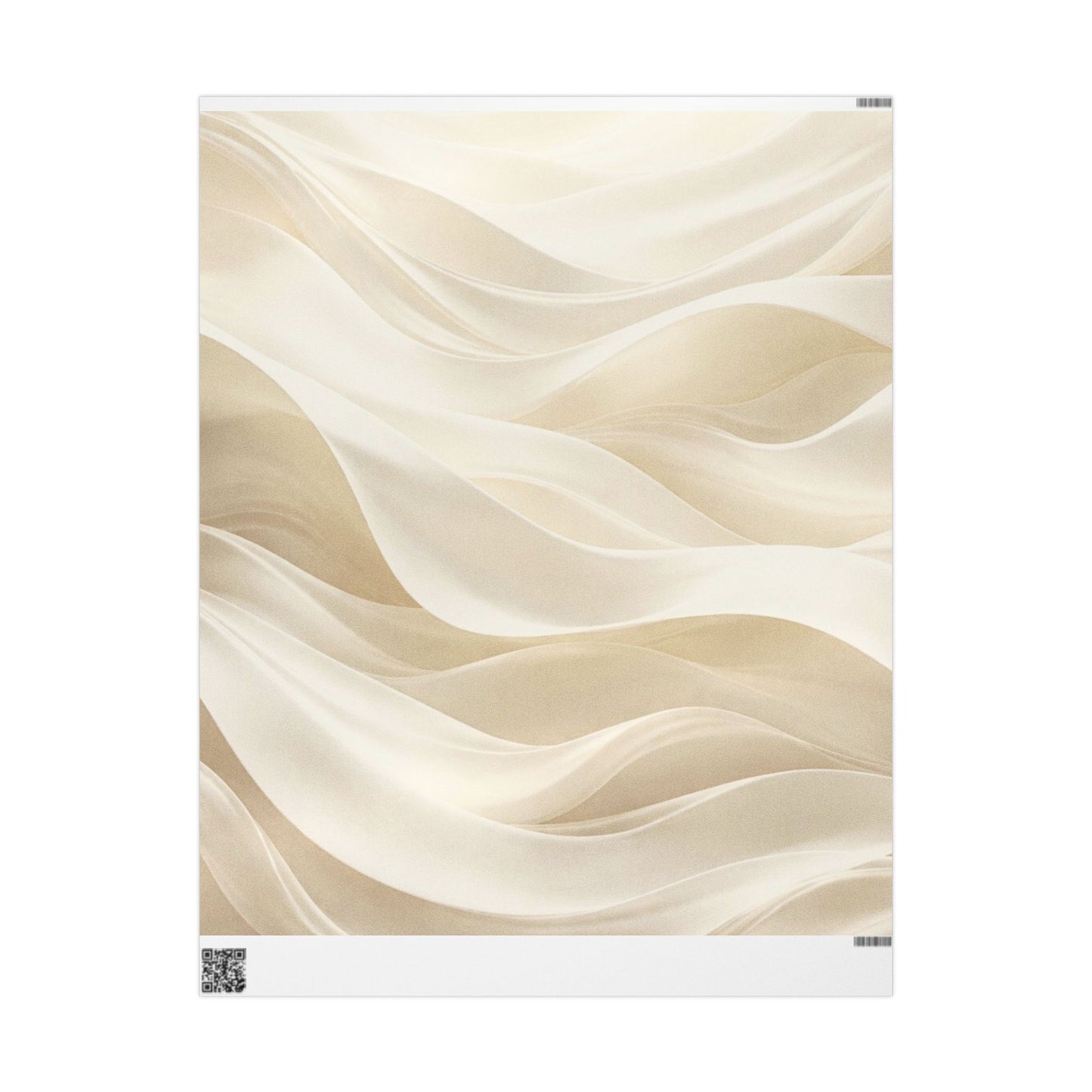 Elegant Cream Marble Wrapping Paper Roll
