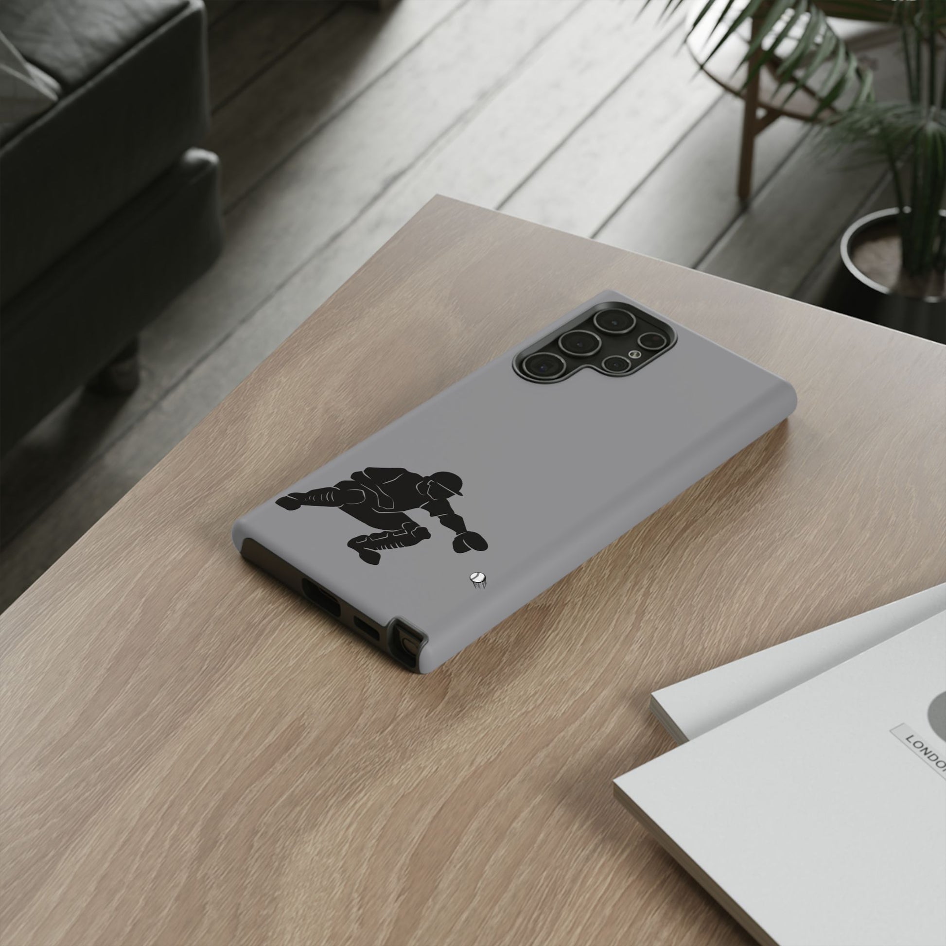 Baseball Catcher Phone Case - Tough Cases, Sports Phone Cover, Great for Athletes, Perfect Gift for Baseball Lovers, Unique Cell Phone Design - TRV