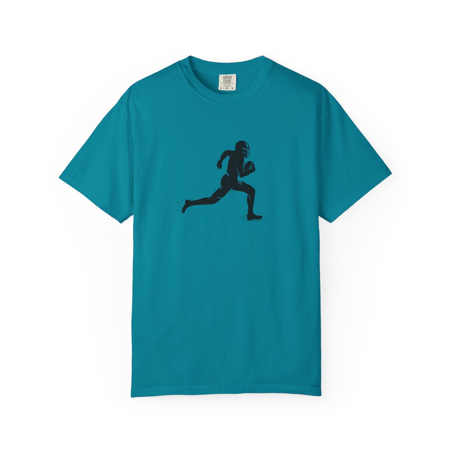 Football Player Graphic Unisex T-Shirt, Casual Sports Tee, Gift for Athletes, Workout Shirt, Everyday Wear, Unique Running Apparel