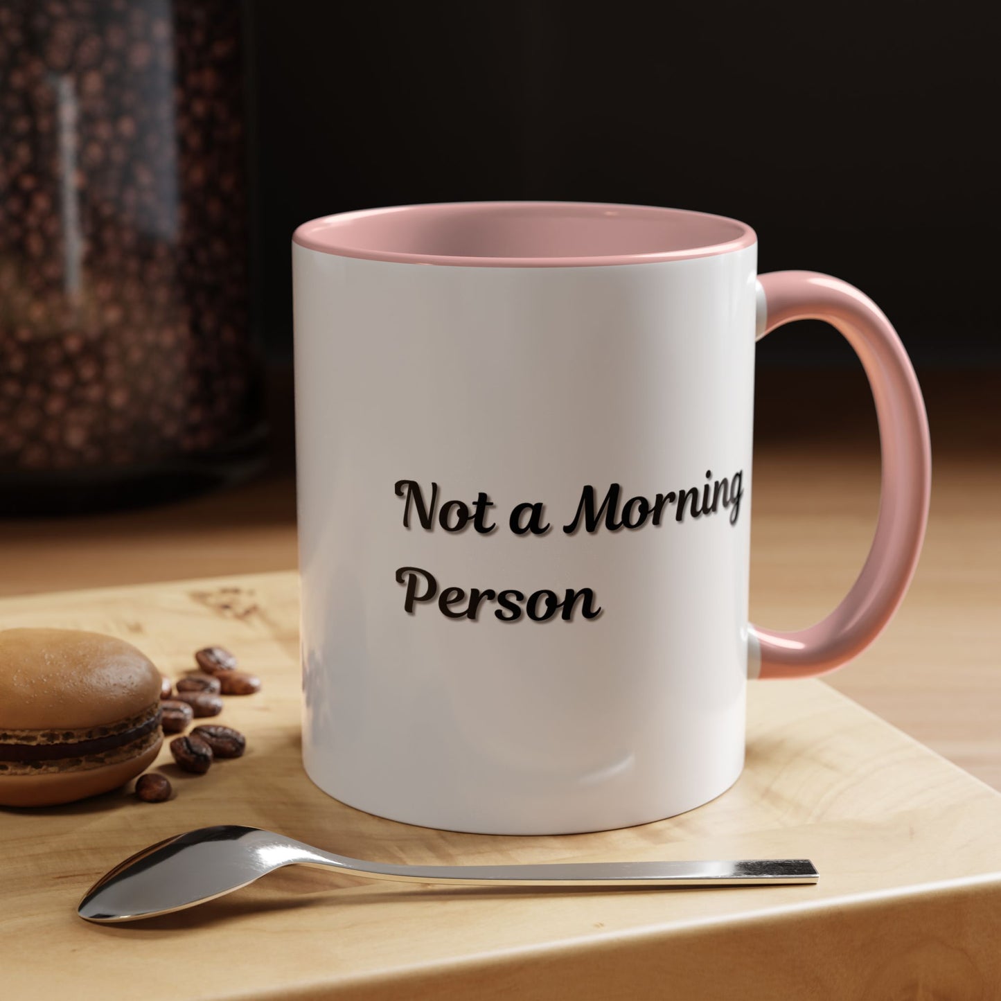 Not a Morning Person Coffee Mug - Funny Accent Mug for Coffee Lovers, 11/15oz