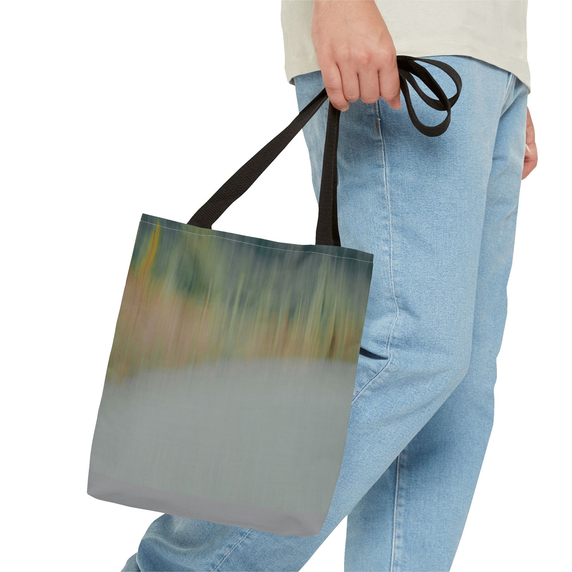 Serene Landscape Tote Bag - Stylish Eco-Friendly Carryall for Everyday Use - TRV