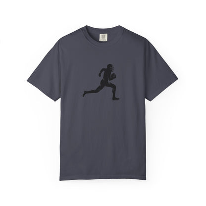 Football Player Graphic Unisex T-Shirt, Casual Sports Tee, Gift for Athletes, Workout Shirt, Everyday Wear, Unique Running Apparel