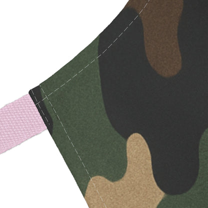 Camo Kitchen Apron, Cooking Gift for Him or Her, BBQ Apron with 5-Color Straps