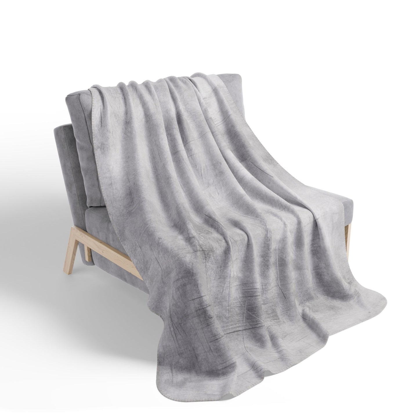 Soft Sherpa fleece throw blanket from Printify, cozy winter home decor in warm, plush fabric with a cozy textured finish.