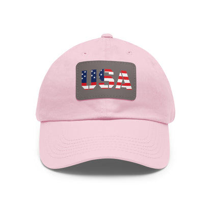 Dad Hat with USA Leather Patch - TRV