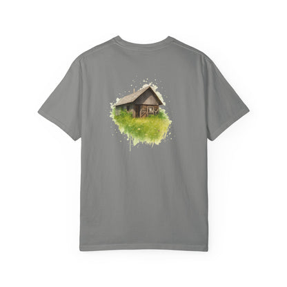 Nature-Inspired Unisex Garment-Dyed T-Shirt, Eco-Friendly Tee, Summer Casual Wear, Gift for Nature Lovers, Relaxed Fit T-Shirt - TRV