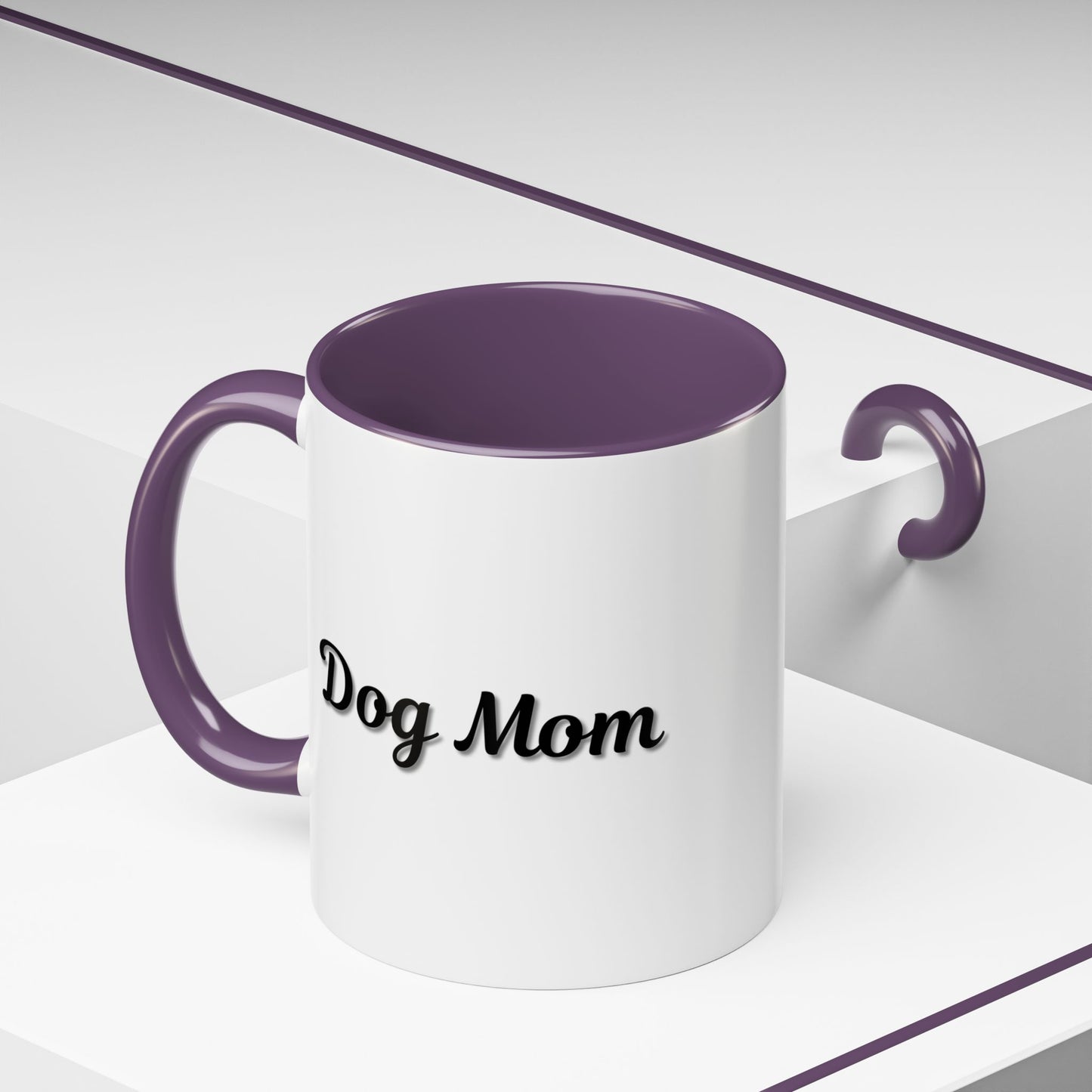 Dog Mom Accent Coffee Mug - Perfect Gift for Pet Lovers