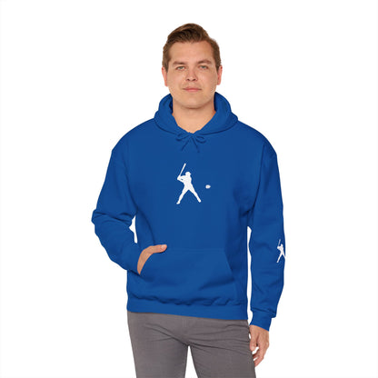 Sporty Unisex Baseball Hooded Sweatshirt, Casual Hoodie for Athletes, Perfect for Gifts, Comfy Streetwear, Ideal for Sports Events, Personal Use - TRV