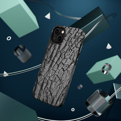 Bark Texture Magnetic Impact Phone Case
