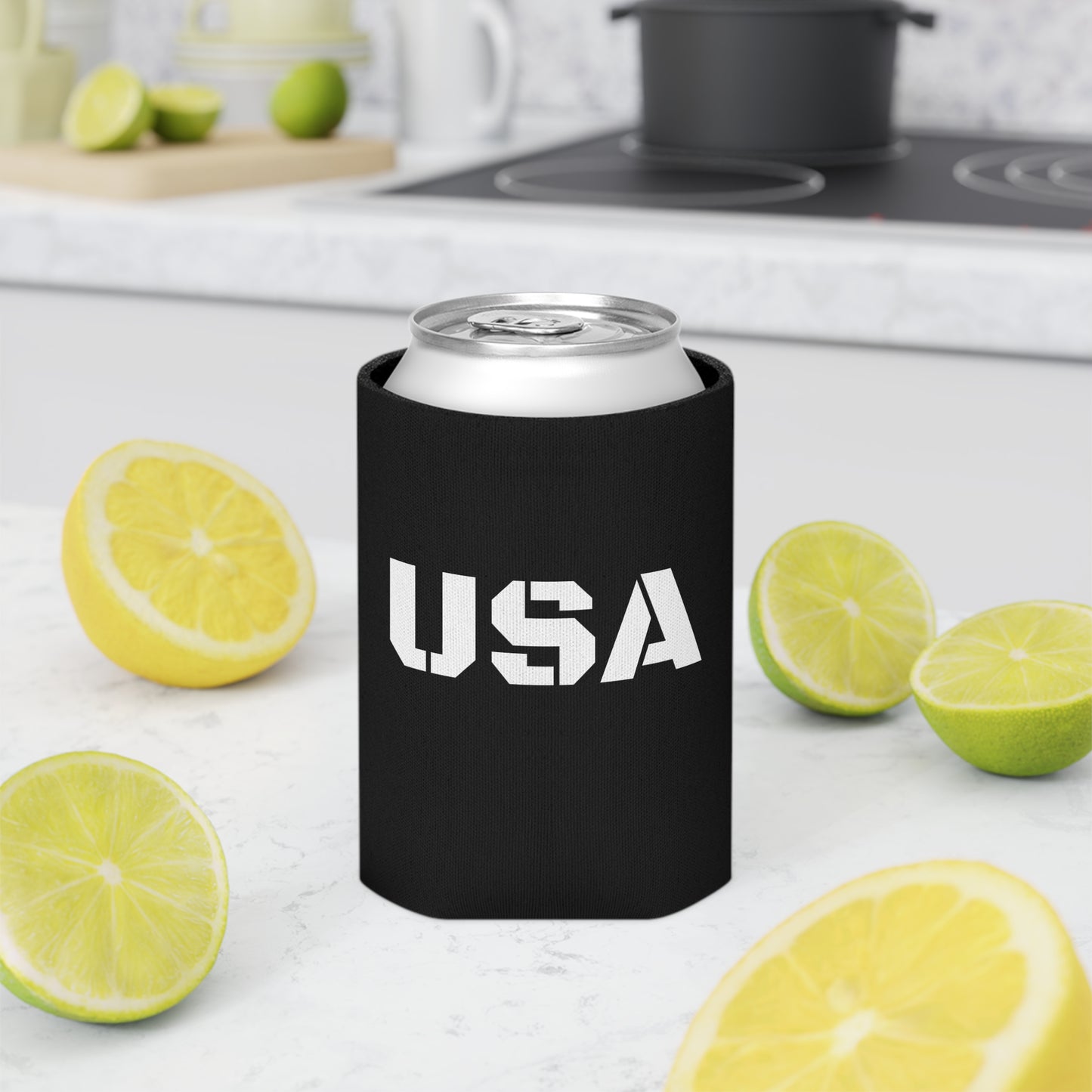 USA Can Cooler - Patriotic Neoprene Drink Koozie