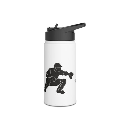 Soccer Player Stainless Steel Water Bottle — Sports Bottle for Athletes & Fans