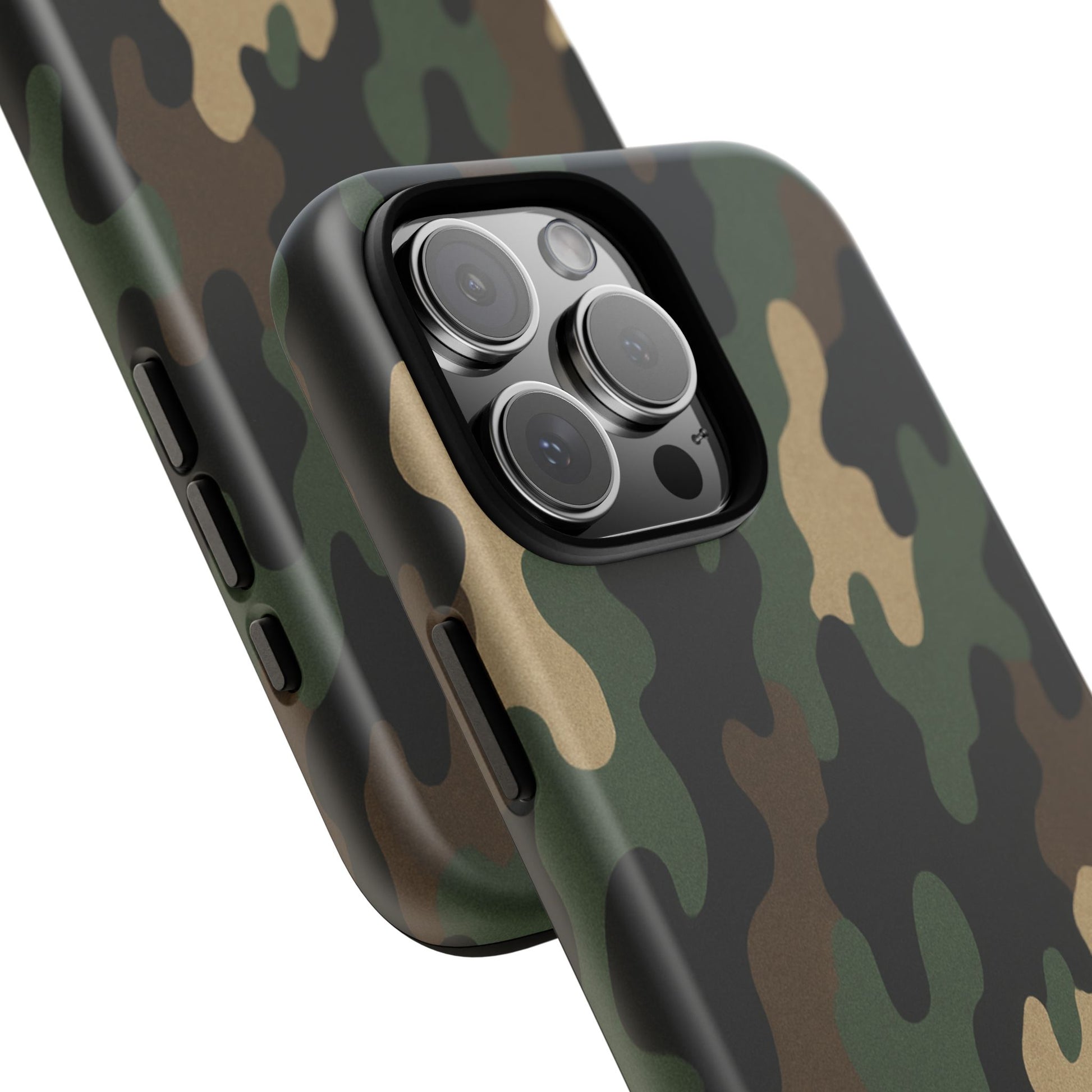 Camouflage Phone Case, Tough Cases, Military Style, Unique Phone Accessories, Gift for Him, Durable Phone Cover - TRV