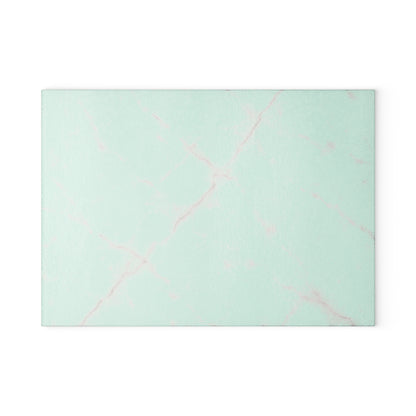 Mint Marble Glass Cutting Board
