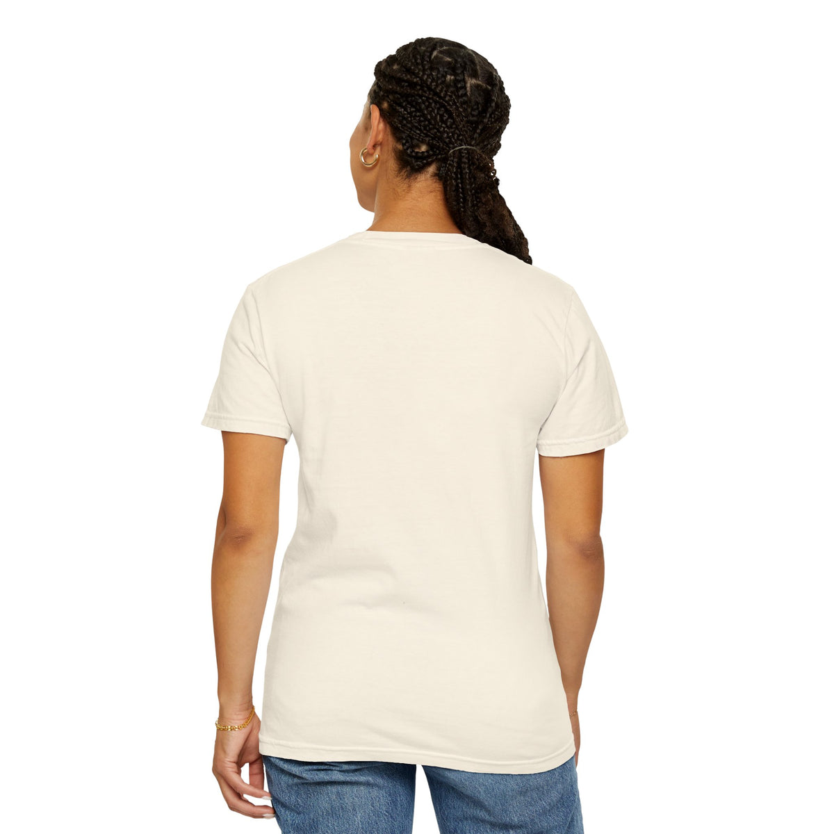 White baseball batter heart T-shirt by Printify featuring a sports-themed graphic on the front.