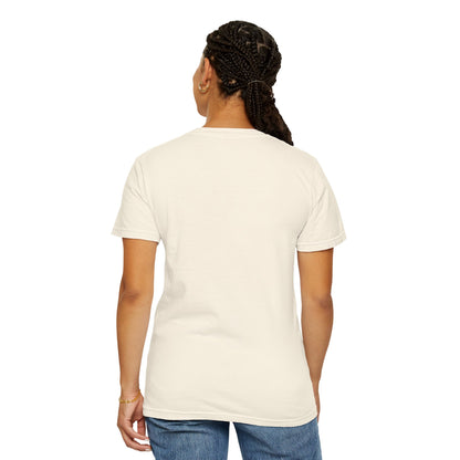 White baseball batter heart T-shirt by Printify featuring a sports-themed graphic on the front.