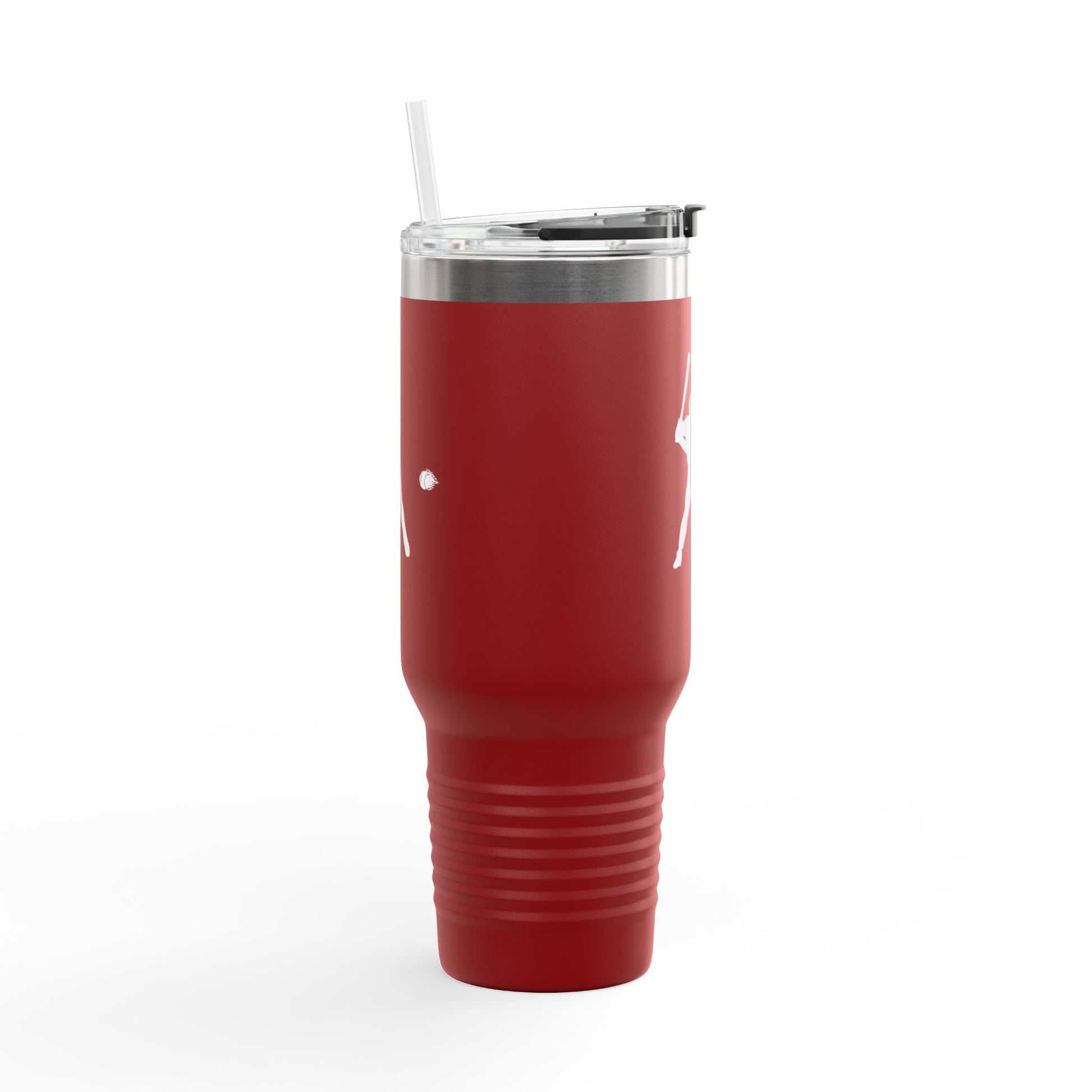 Baseball-Themed Insulated Travel Mug, Perfect for Fans & Athletes, Gift for Sports Lovers, 40oz Drinkware for Home & Road - TRV