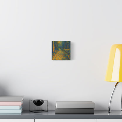 Van Gogh Style Forest Canvas Art | Nature Wall Decor, Home Office Accent, Gift for Nature Lovers, Gallery Wrapped, Living Room Wall Art - TRV