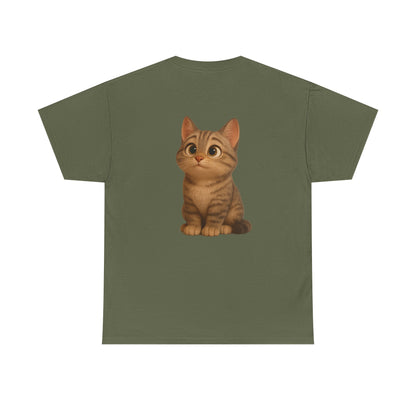 Adorable Cat Graphic Tee, Cute Pet Lover's Shirt, Animal Lover's Gift, Cozy Everyday T-Shirt, Perfect for Cat Lovers