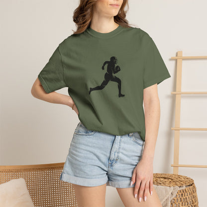 Football Player Graphic Unisex T-Shirt, Casual Sports Tee, Gift for Athletes, Workout Shirt, Everyday Wear, Unique Running Apparel