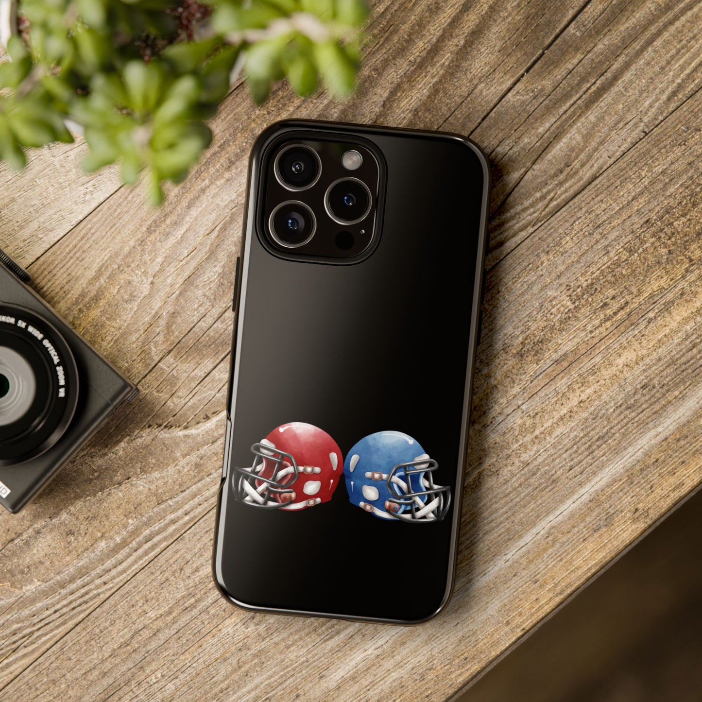 Football Helmet Phone Case, Tough Cases for Sports Fans, Gifts for Gamers, Durable Phone Cover, Unique Tech Accessories - TRV