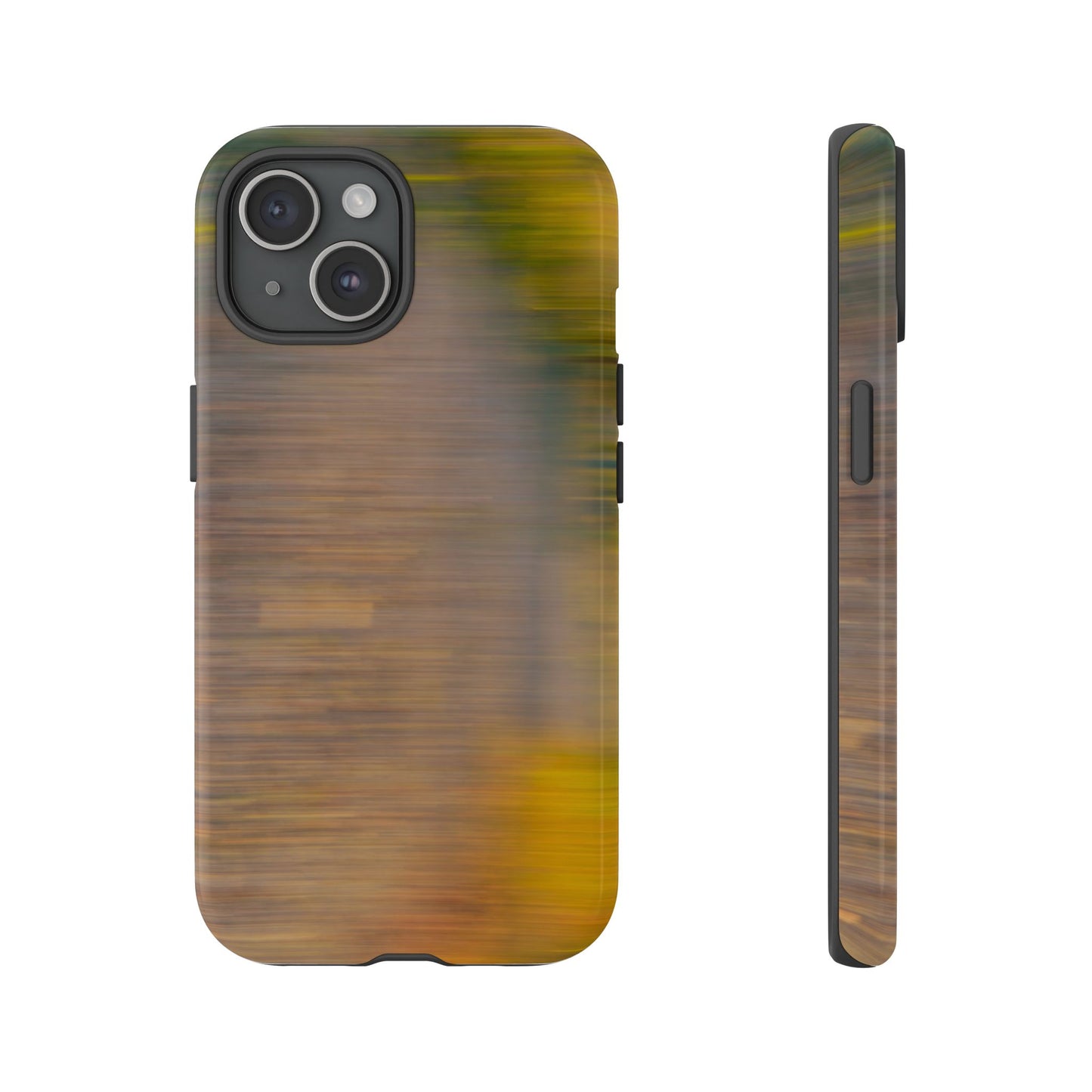 Autumn Blur Tough Phone Case — Fall Colors Protective iPhone Cover