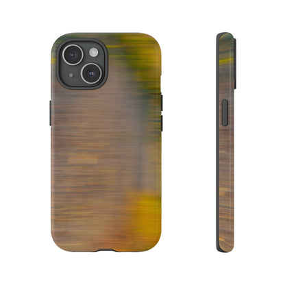 Autumn Blur Tough Phone Case — Fall Colors Protective iPhone Cover