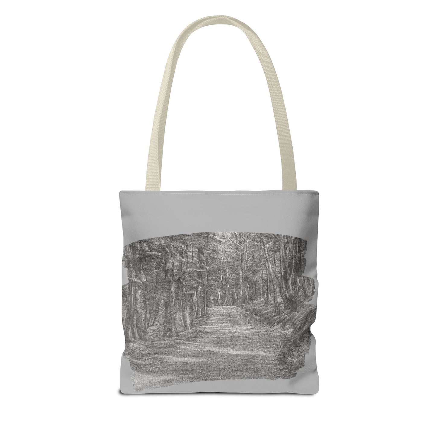 Scenic Path Tote Bag, Reversible Tote, Eco-Friendly Shopper, Outdoor Adventure Bag, Gift for Nature Lovers, Stylish Carryall - TRV