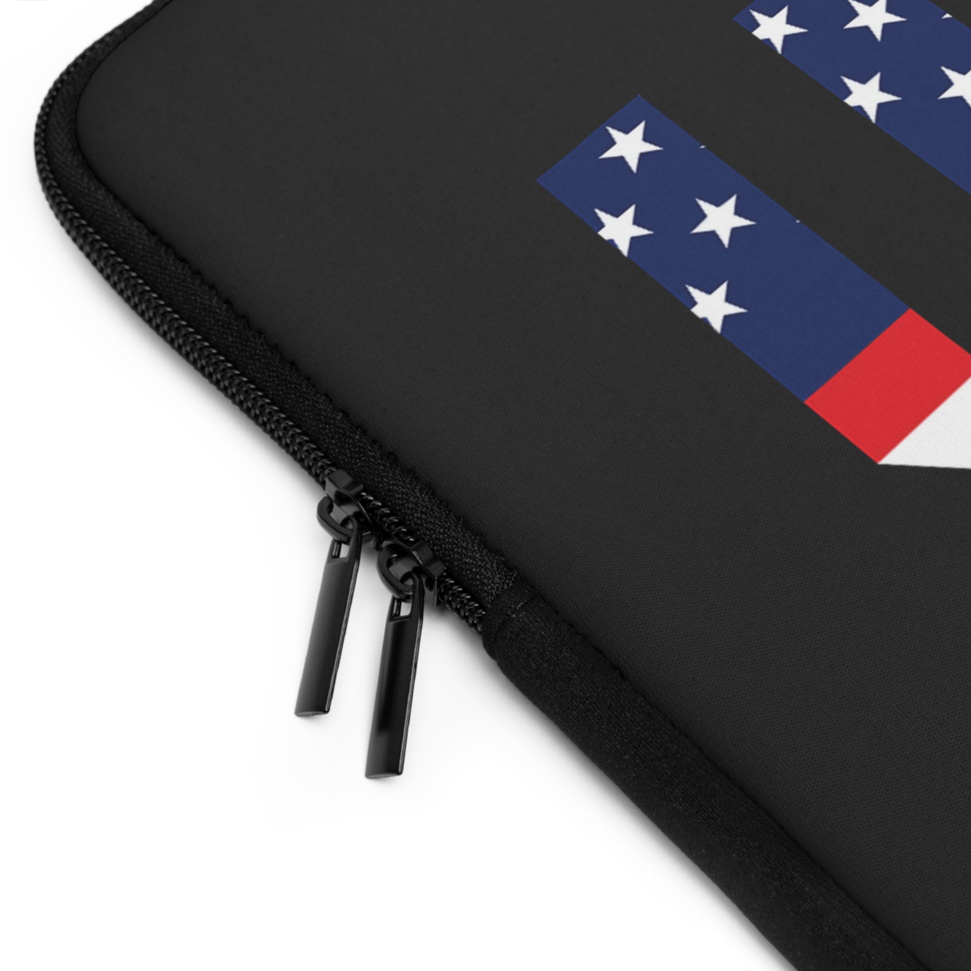 Patriotic Laptop Sleeve, Independence Day Tech Case, USA Flag Electronics Pouch, Work or School Accessory, Holiday Gift, 4th of July Cover - TRV