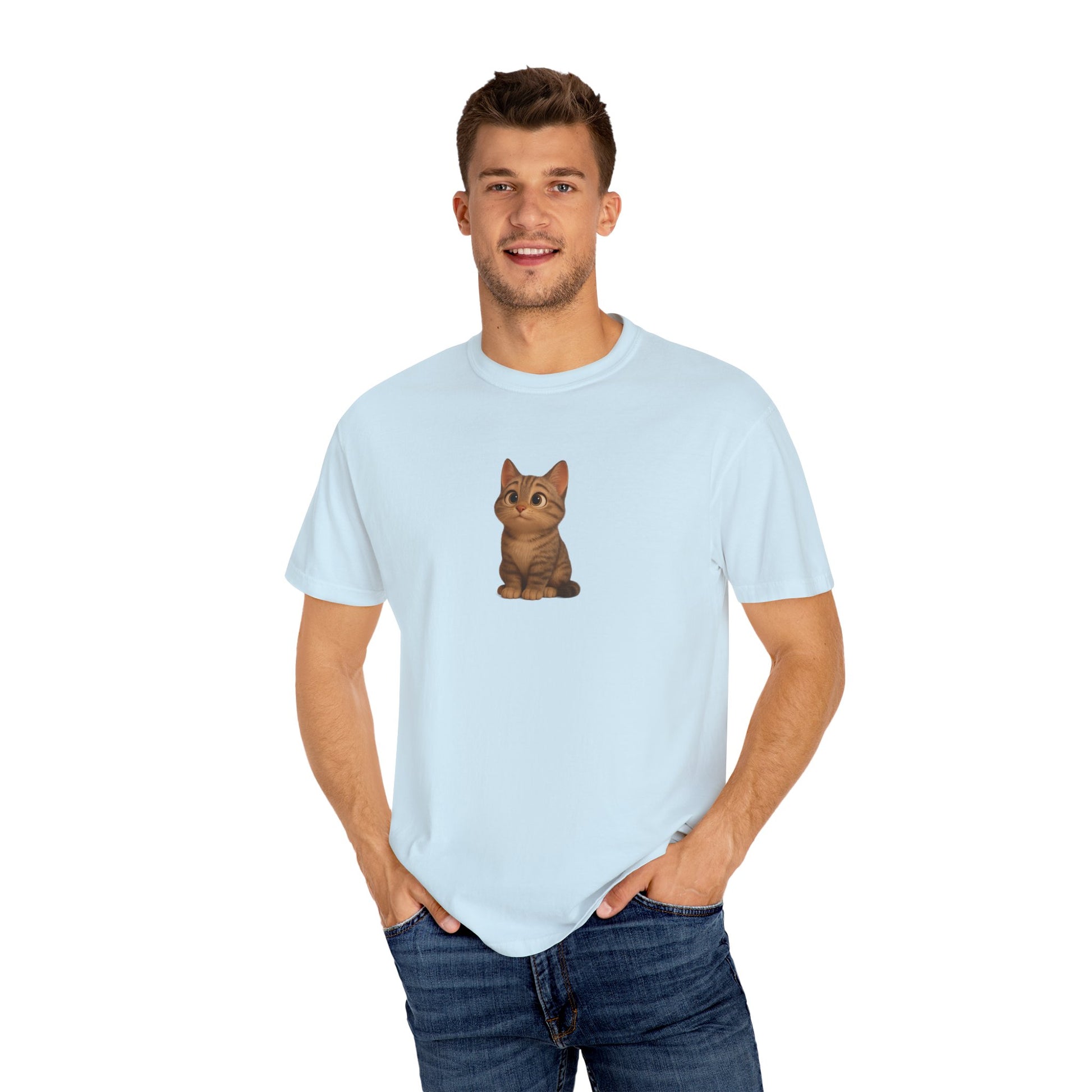 Cute Cat Graphic T-Shirt, Casual Wear, Cat Lover Gift, Everyday Tee, Animal Lover Apparel, Perfect for Birthdays & Holidays - TRV