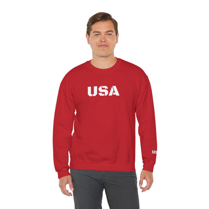Cozy USA Unisex Crewneck Sweatshirt | Perfect Layering Piece for Every Season | Great Gift for Him/Her | Trendy Style for Casual Outings