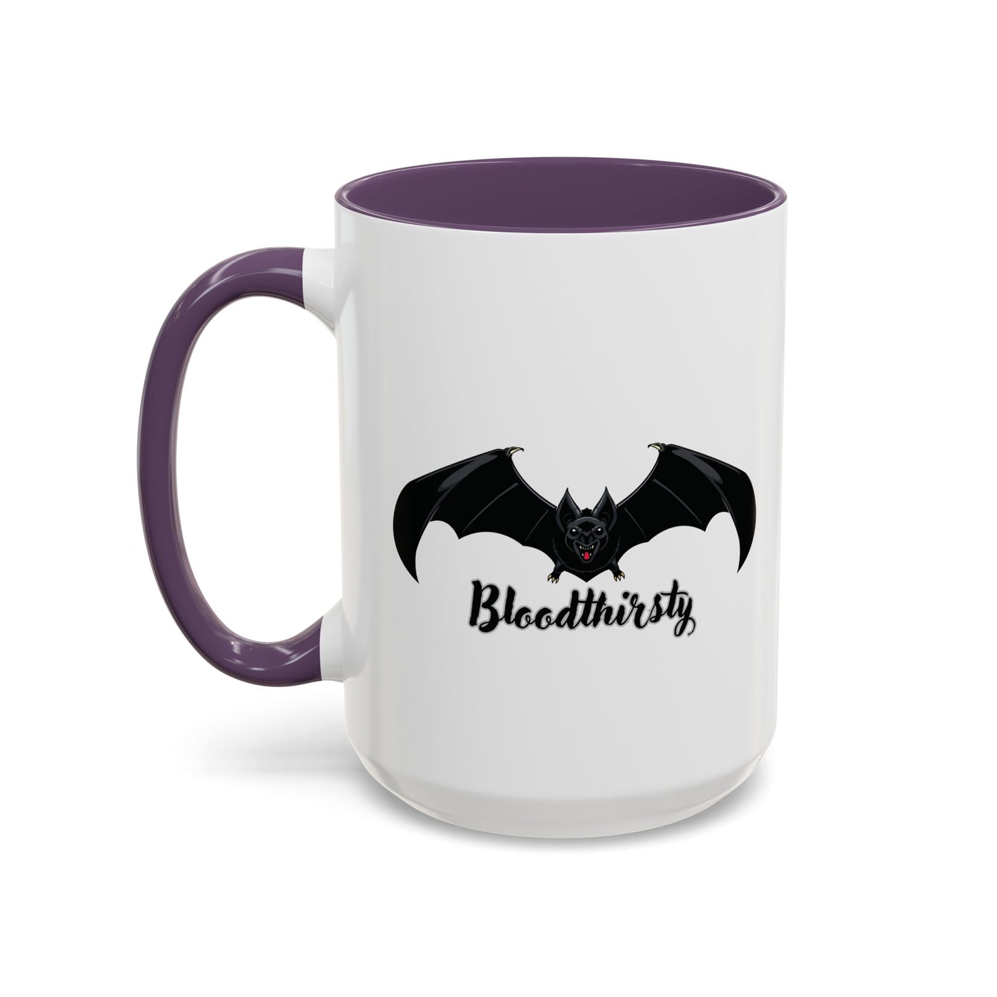 Bloodthirsty Bat Coffee Mug - Unique Halloween and Gothic Accents