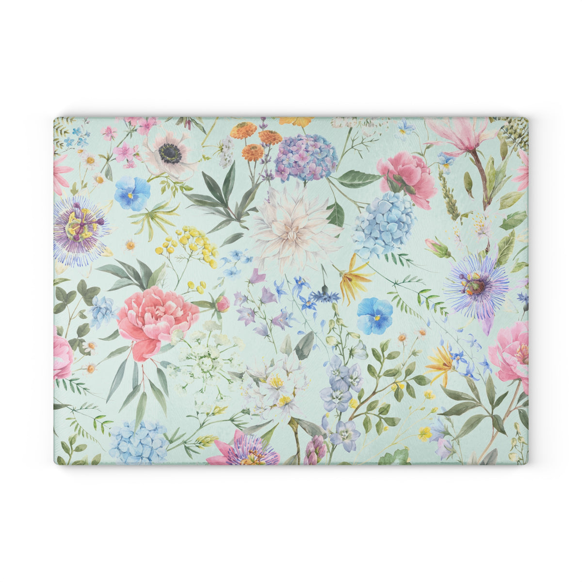 Pastel Garden Floral Glass Cutting Board - view 3