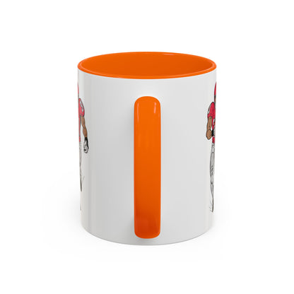 Football Player Coffee Mug, Sports Fan Gift, Motivational Coffee Cup, Game Day Mug, Unique Sports Merchandise