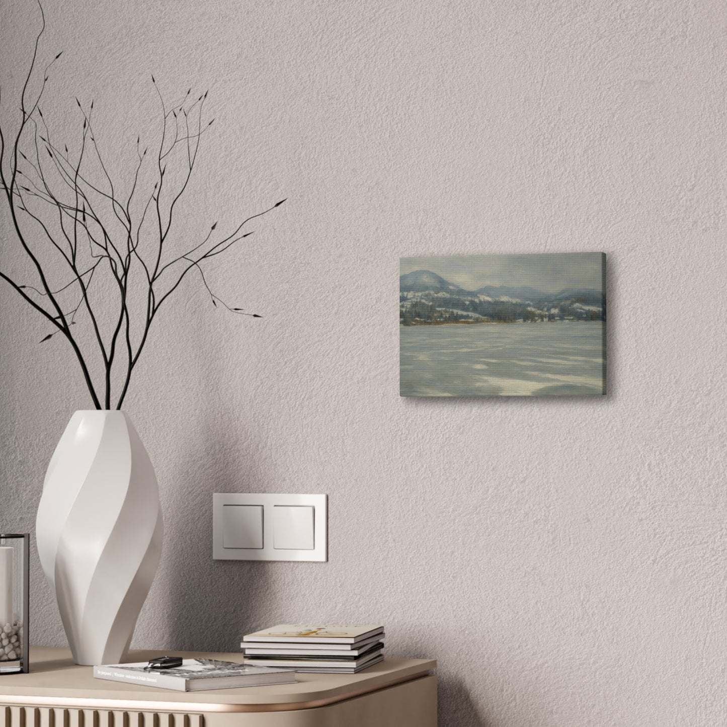 Serene Winter Landscape Canvas - TRV